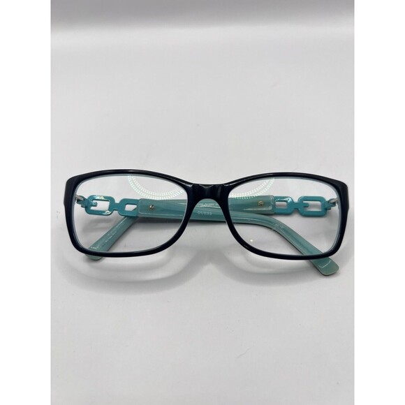 Guess GU 2406 Brown and Blue Womens Oval Eyeglasses Frames Only 52-17-135 - Picture 1 of 6
